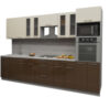 Готовая кухня Мила Gloss 3.2 21век