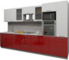 Готовая кухня Мила Gloss 3.4 21век