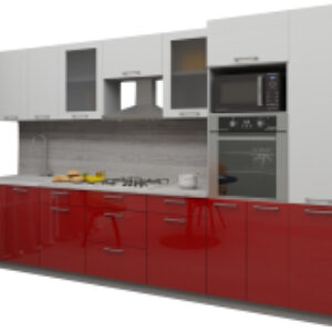 Готовая кухня Мила Gloss 3.4 21век