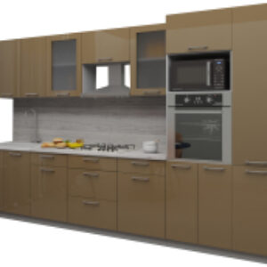 Готовая кухня Мила Gloss 3.4 21век