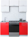 Готовая кухня Мила Gloss 60-16 21век