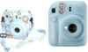Фотоаппарат с мгновенной печатью Instax Mini 12 голубой + чехол Sundays с ремнем голубой 21век