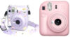 Фотоаппарат с мгновенной печатью Instax Mini 12 розовый + чехол Sundays с ремнем пурпурный 21век