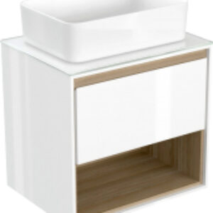 Тумба под умывальник Louna 60 / SZ-LOU60-BL/WH 21век