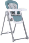 Стульчик для кормления Party Arctic Blue Leather / 10100372333 21век