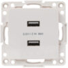 Розетка PROxima Стокгольм EYR16-028-10-2USB 21век