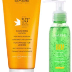 Набор косметики для тела Лосьон SPF50+ 200мл+Гель для тела Алоэ 100% 90мл 21век