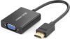 Адаптер Ugreen MM102 40233 HDMI - VGA (0.25 м