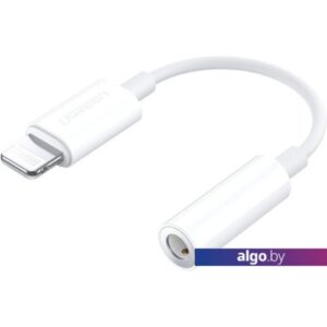 Адаптер Ugreen US212 30759 Lightning - 3.5 Jack (0.07 м