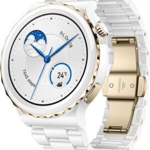 Умные часы Huawei Watch GT 3 Pro Ceramic 43 мм азиатская версия (белый/керамика)