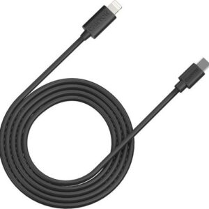 Кабель Canyon CNE-CFI12B USB Type-C - Lightning (2 м