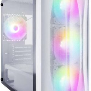 Корпус 1stPlayer Firebase X3-M-WH-4F1-W