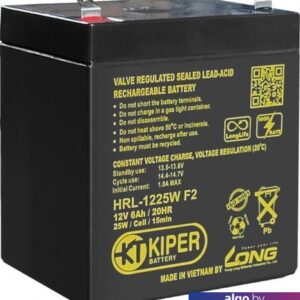 Аккумулятор для ИБП Kiper HRL-1225W F2 (12В/6 А·ч)