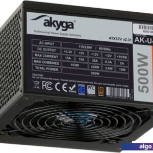 Блок питания akyga AK-U4-500 500W 80+ Bronze