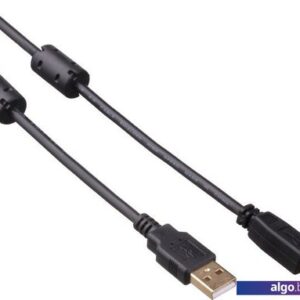 Кабель ExeGate USB 2.0 Pro AM-BM 3м 2 фильтра [EX138947RUS]