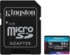 Карта памяти Kingston Canvas Go! Plus microSDXC 64GB (с адаптером)