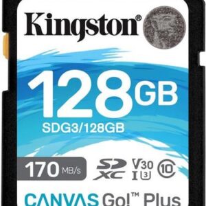 Карта памяти Kingston Canvas Go! Plus SDXC 128GB