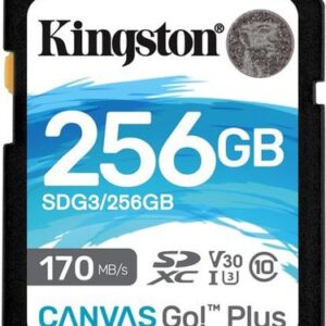 Карта памяти Kingston Canvas Go! Plus SDXC 256GB