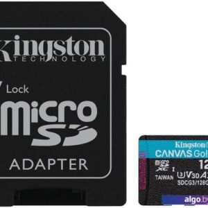 Карта памяти Kingston Canvas Go! Plus microSDXC 128GB (с адаптером) [SDCG3/128GB]
