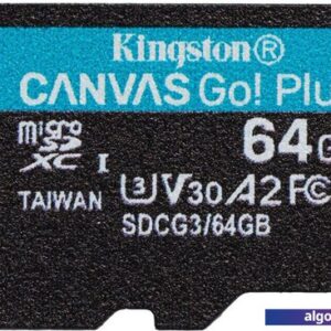 Карта памяти Kingston Canvas Go! Plus microSDXC 64GB