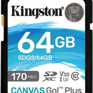 Карта памяти Kingston Canvas Go! Plus SDXC 64GB