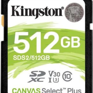Карта памяти Kingston Canvas Select Plus SDXC 512GB