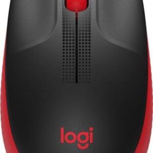 Мышь Logitech M190 (черный/красный)