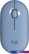 Мышь Logitech M350 Pebble (голубой)