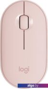 Мышь Logitech M350 Pebble (розовый)