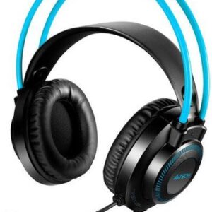 Наушники A4Tech Fstyler FH200i (черный/голубой)