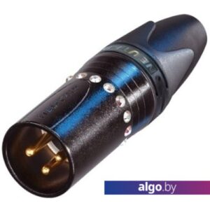Коннектор Neutrik NC3MXX-B-CRYSTAL