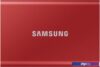 Внешний накопитель Samsung T7 500GB (MU-PC500R/WW) (красный)