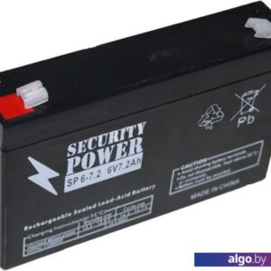 Аккумулятор для ИБП Security Power SP 6-7.2 F1 (6В/7.2 А·ч)