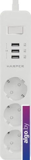 Сетевой фильтр Harper UCH-325 (белый)