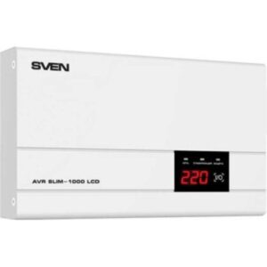 Стабилизатор напряжения SVEN AVR SLIM-1000 LCD