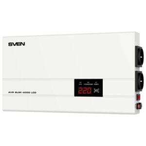 Стабилизатор напряжения SVEN AVR SLIM-2000 LCD