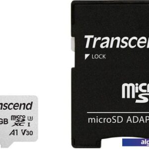 Карта памяти Transcend microSDXC 300S 128GB + адаптер