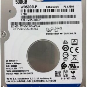 Жесткий диск WD Blue 500GB WD5000LPZX