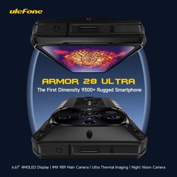 Анонс Ulefone Armor 28 Ultra: суперфлагман с Dimensity 9300+, IMX989