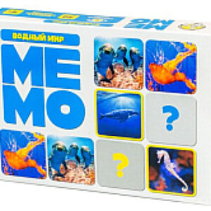 Настольная игра Мемо. Водный мир / 03593 21век