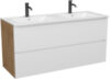 Тумба с умывальником Дион 120 / D120LHO0M9003MKV5-OL120 21век