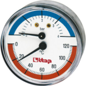 Манометр сантехнический 1/2" 485B012 21век