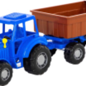 Трактор игрушечный Мастер №1 с прицепом / 84774 21век