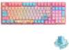 Клавиатура 3098B Doraemon Macaron 3 Modes RGB Hot Swap Akko CS Jelly Blue 21век