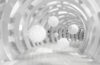 Фотообои листовые Тоннель Шары 3D 21век