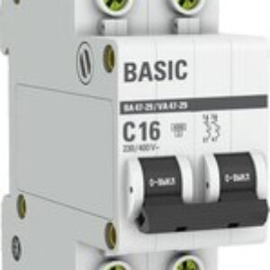 Выключатель автоматический ВА 47-29 2P 16A (C) 4.5кА / mcb4729-2-16C 21век