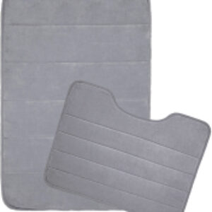 Набор ковриков для ванной и туалета Велюр 7174 21век