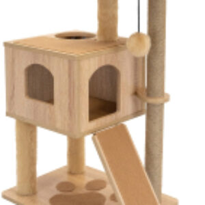 Комплекс для кошек Барни с домиком / 8278дуб 21век