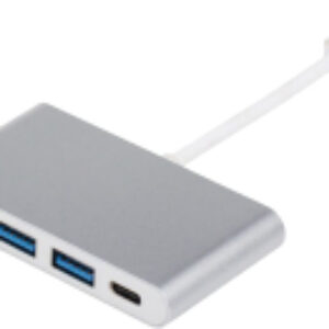 Кабель/переходник AT2808 Type-C (m) - Type-C(f)+3xUSB 3.0(f) 21век