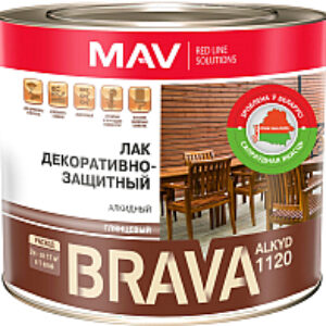 Лак Brava Alkyd декоративно-защитный 21век